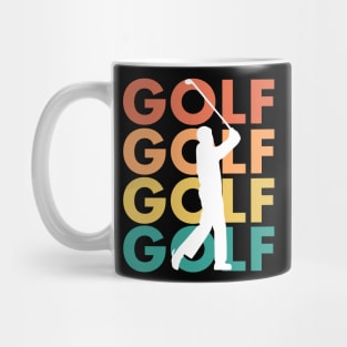 Golf shirt in retro vintage style - gift for golfers Mug